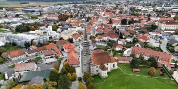 Veličastni prizori z zvonika v Slovenski Bistrici