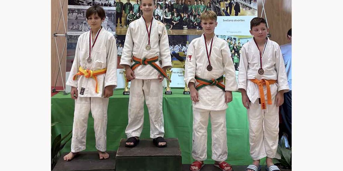 Mladi bistriški judoisti uspešni na MINI NAGAOKI