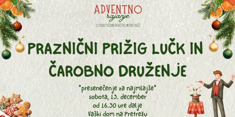 Na Pretrežu pestro dogajanje v prazničnem času