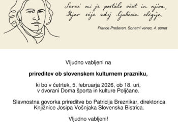 Vabljeni na prireditev ob kulturnem prazniku v Poljčane