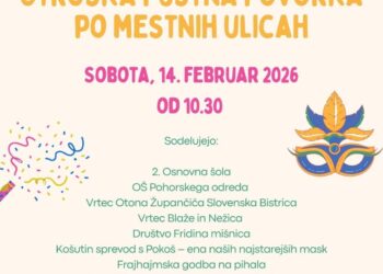 Obeta se pisana in razigrana pustna povorka