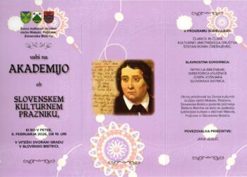 Slavnostna prireditev ob slovenskem kulturnem prazniku