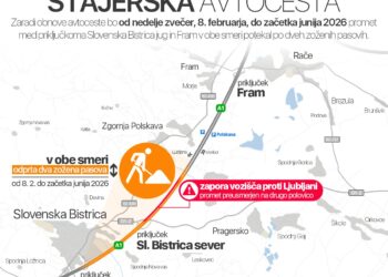 Nova prometna ureditev na štajerski avtocesti