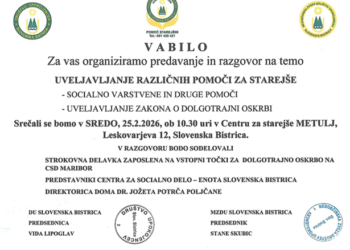 Uveljavljanje različnih pomoči za starejše