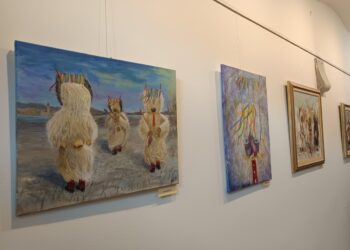 Razstava »Pust preganja zimo« v prostorih Občine Poljčane