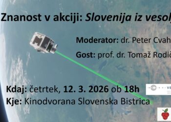 Znanost v akciji: Slovenija iz vesolja