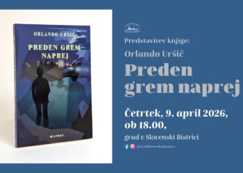 Predstavitev romana Orlanda Uršiča Preden grem naprej