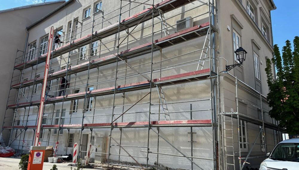 Celovita obnova fasade Ljudske univerze v Slovenski Bistrici