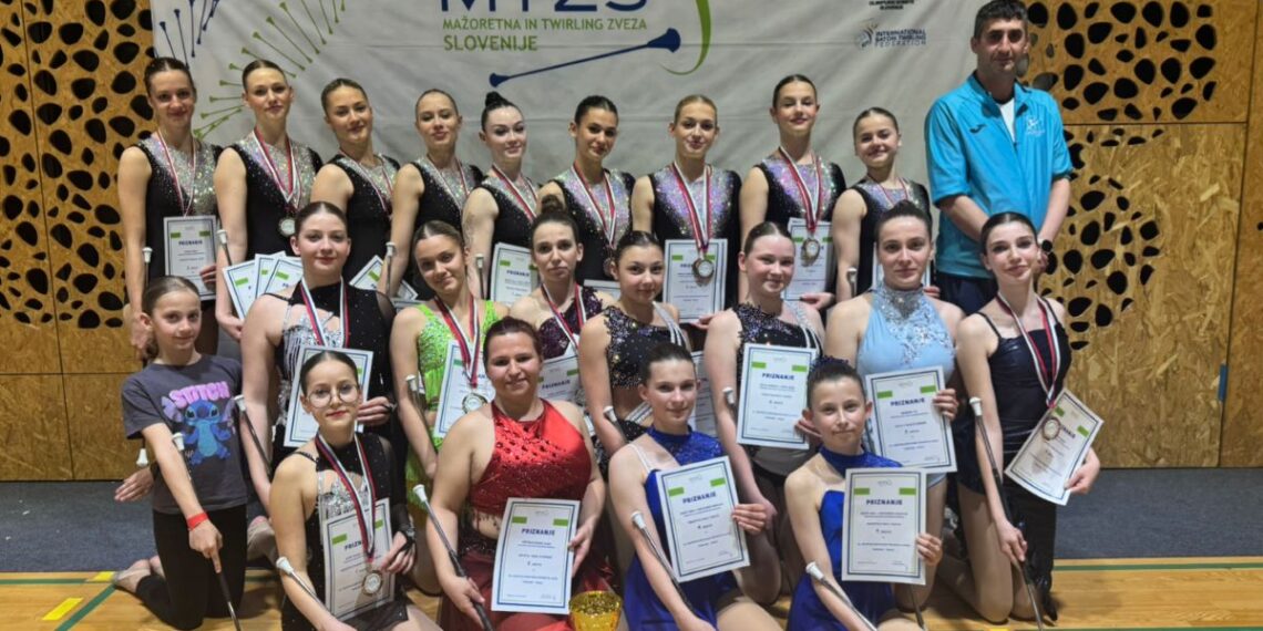 Twirling klub Sašo uspešen na finalu 25. ODP v twirlingu