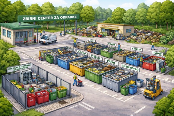 Obvestilo o spremembah v zbirnih centrih