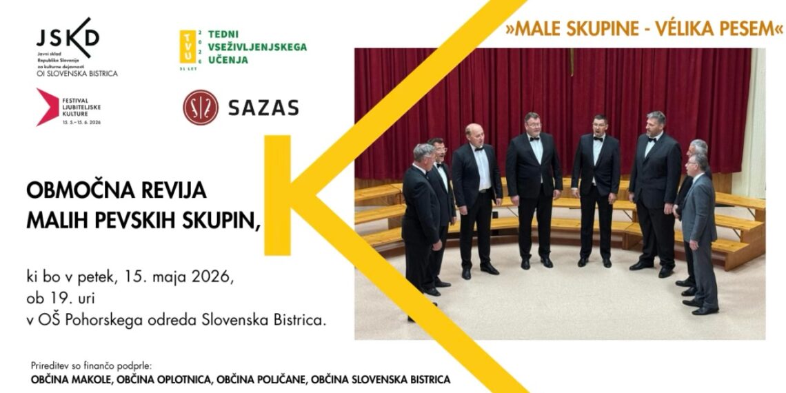 Vélika pesem – območna revija malih pevskih skupin