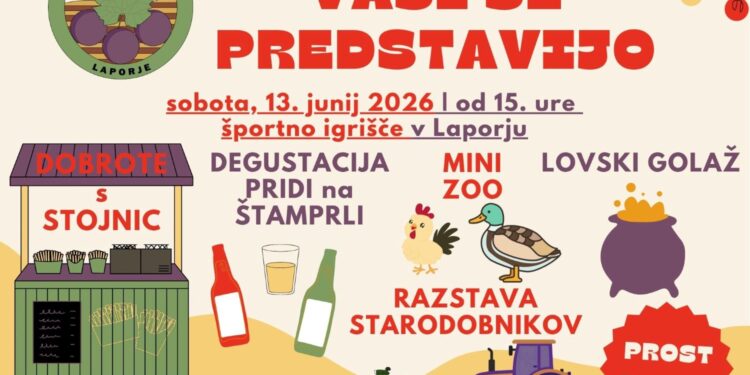 Laporje 13. junija znova v znamenju druženja in domače ponudbe