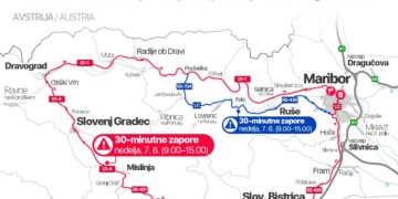 Občasne 30 minutne zapore zaradi Maratona okoli Pohorja