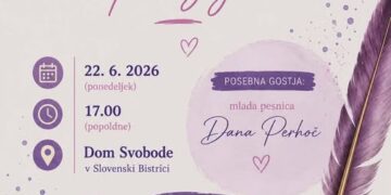 V Domu Svobode recital mlade pesnice Dane Perhoč