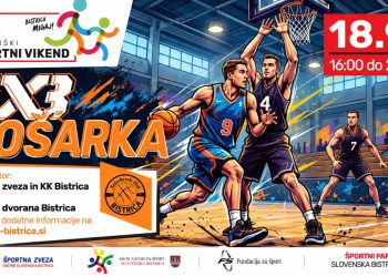 V okviru Bistriškega športnega vikenda tudi turnir v košarki 3×3