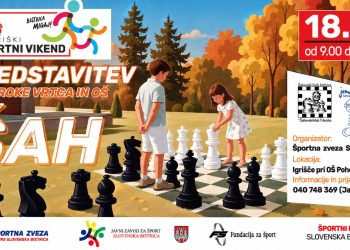 Najmlajši bodo na Bistriškem športnem vikendu spoznavali šah
