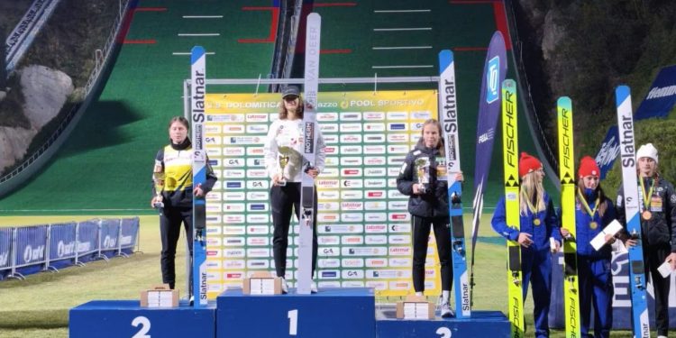 Lucija Jurgec dvakrat tretja v Predazzu in tretja tudi v skupnem seštevku
