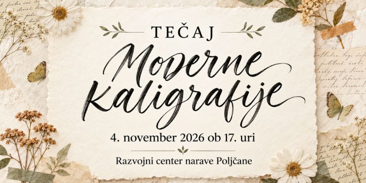 V Poljčanah novembra tečaj moderne kaligrafije